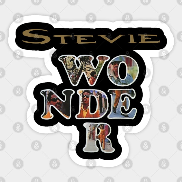 Stevie wonder Sticker by patracild